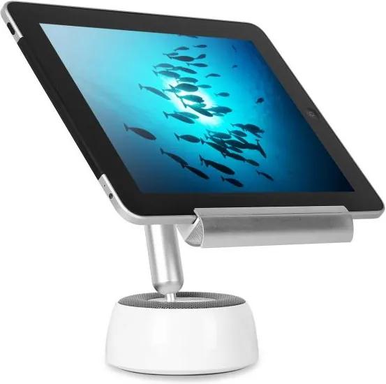 OneConcept Shinepad Bluetooth cu LED-uri lampă de masă cu suport difuzor și tabletă