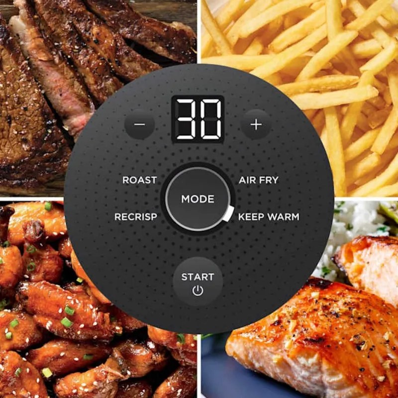 Friteuza cu aer cald 4in1 Ninja CRISPi FN102EU, 1700 W, 3,8 + 1,4 l, 70-185°C, TempWare, Placi ceramice, Fara PFAS, Design portabil, Alb