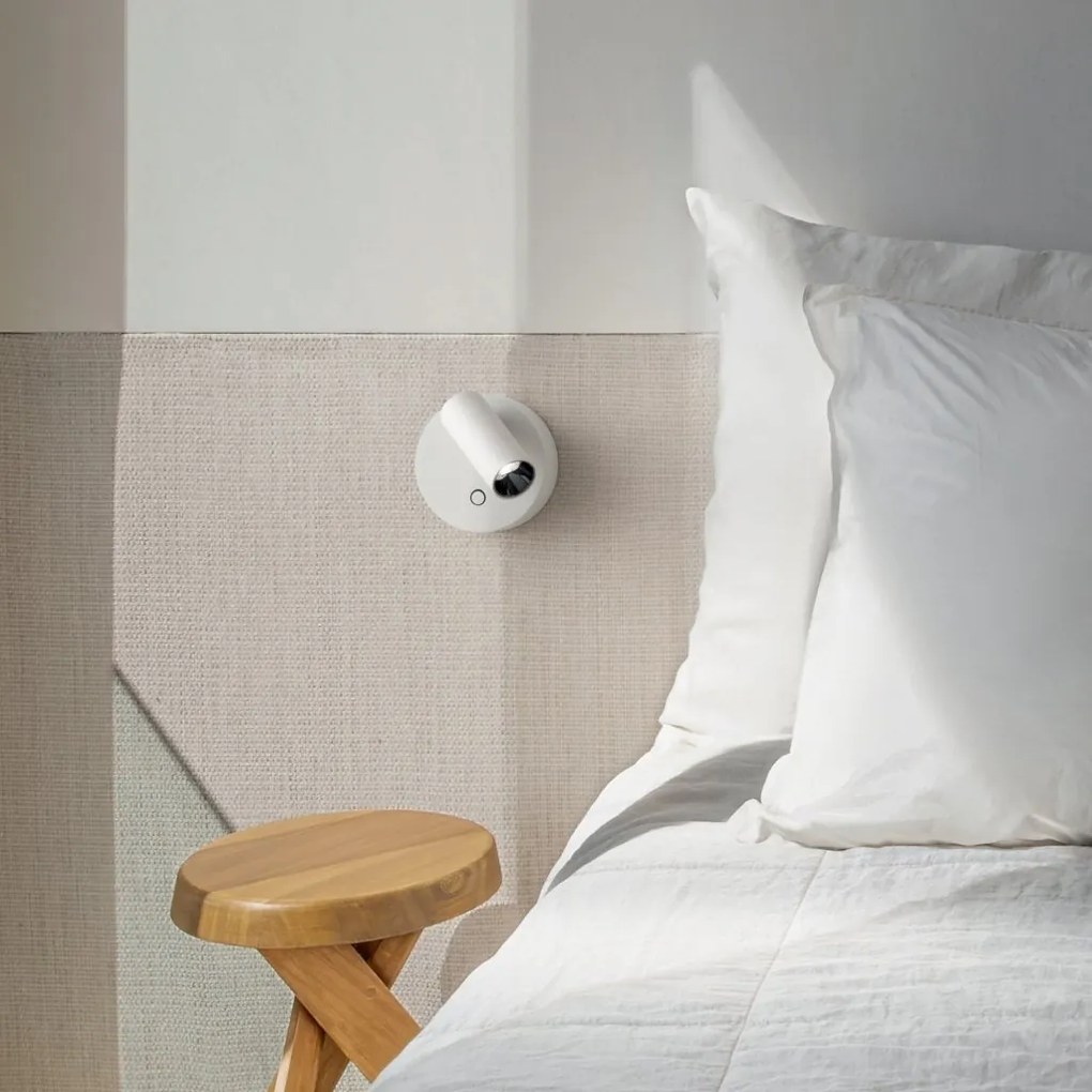 Aplica cu reader LED directionabil USB-C ELF AP BIANCO