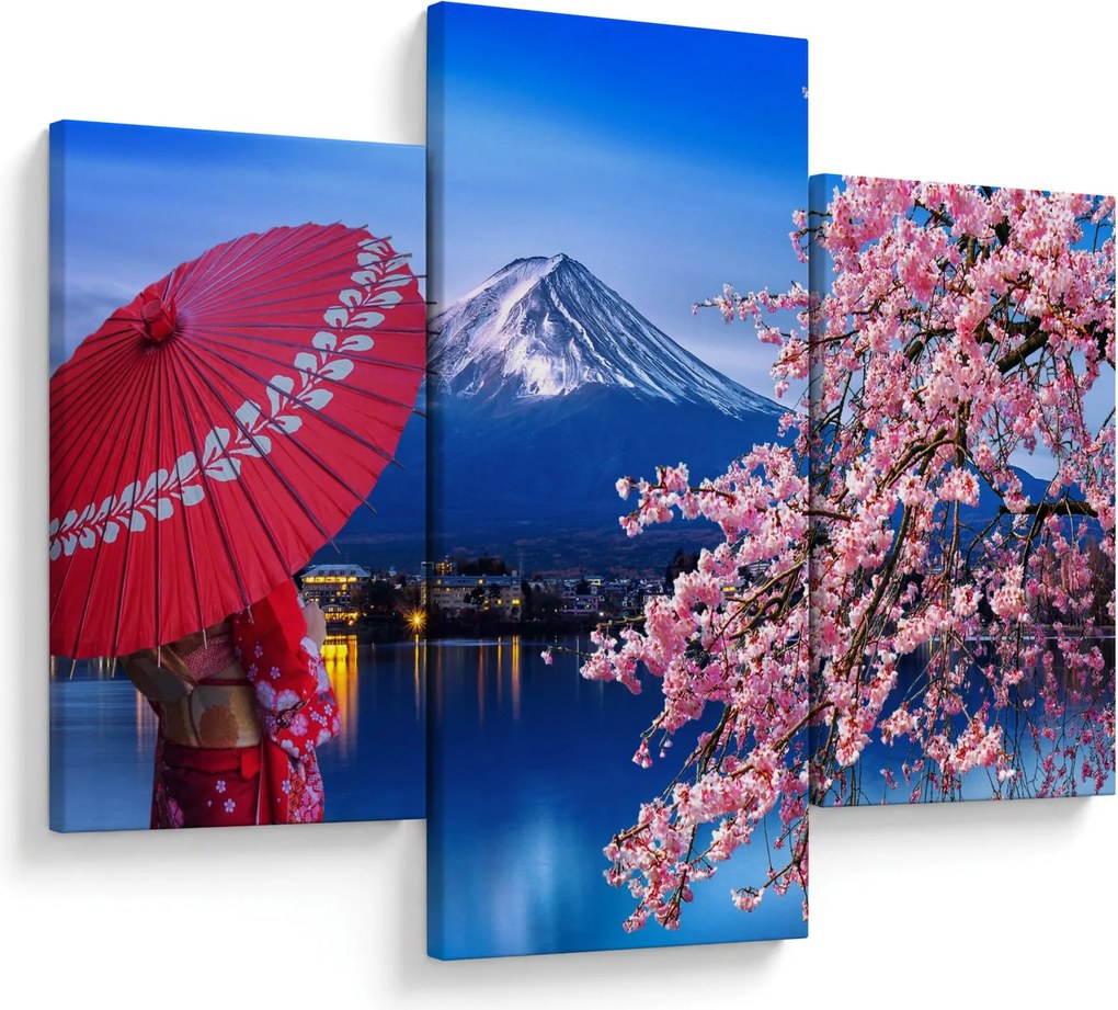 Tablou - cu privire la munte - Japonia (90x60 cm)