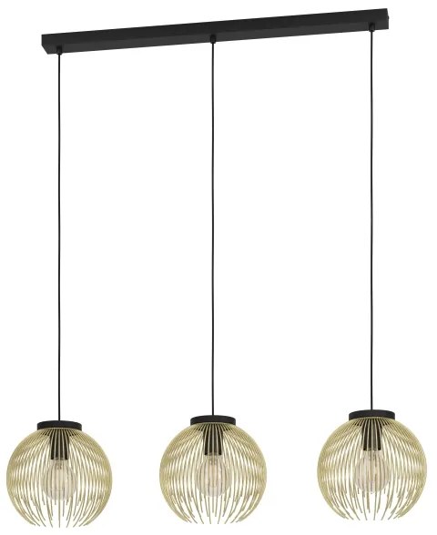Lustră pe cablu VENEZUELA 3xE27/40W/230V Eglo 900167