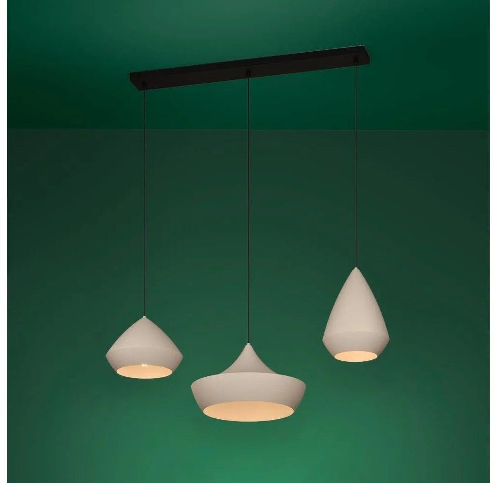 Lustră pe cablu Eglo 390269 TORREMOLINOS 3xE27/28W/230V bej