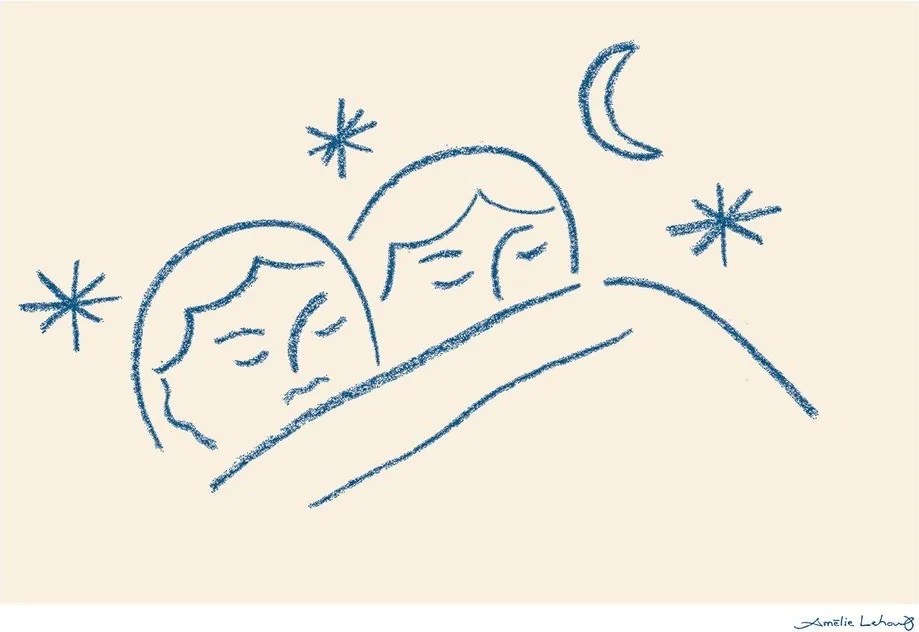 Poster 40x30 cm Slumber – Amélie Lehoux – The Poster Club