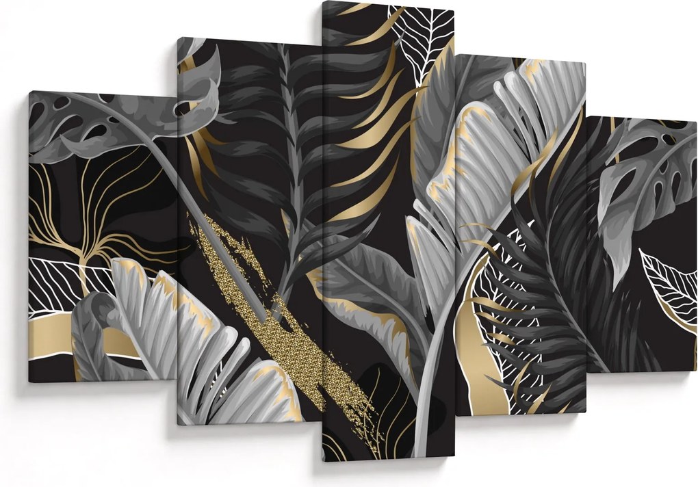 Tablou - Jungla de aur (150x105 cm)