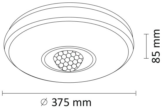 Plafonieră LED RGB dimabilă MAGIC DISCO LED/18W/230V + telecomandă