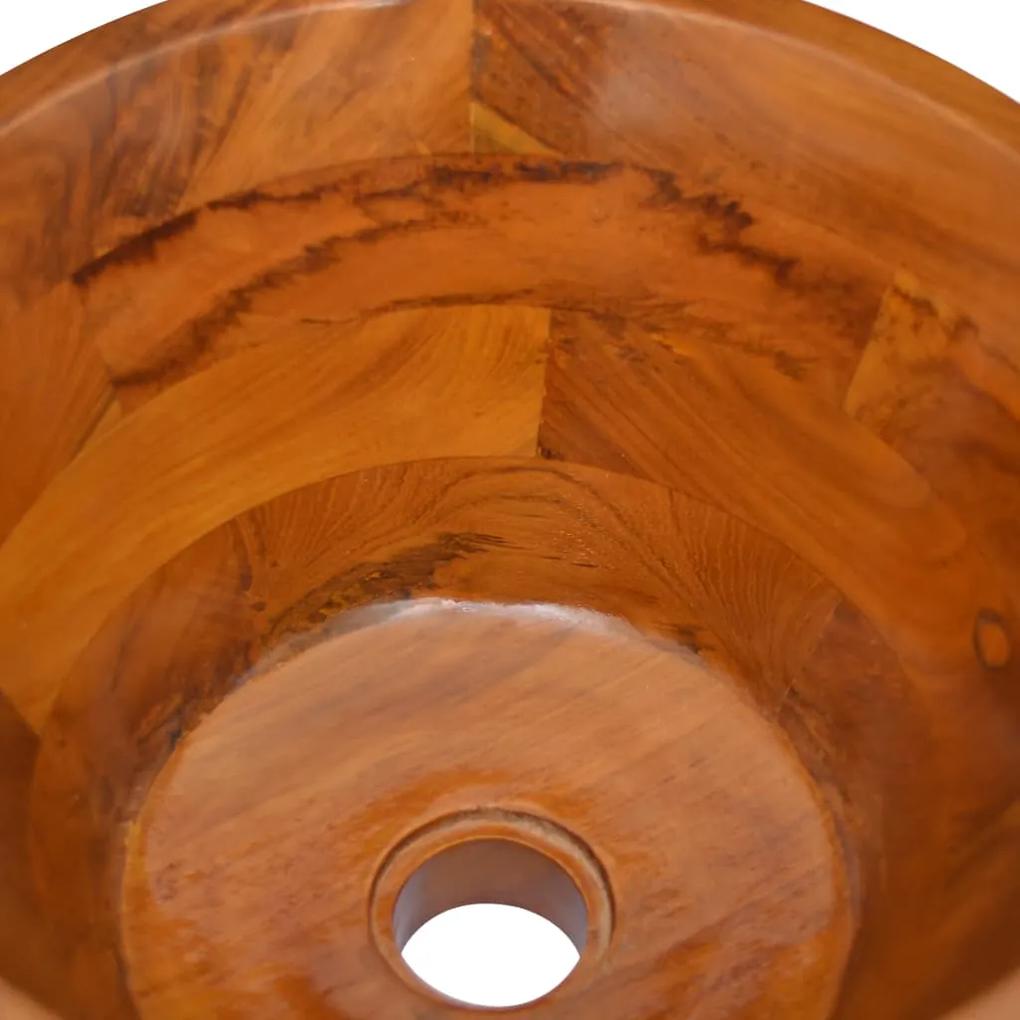 Chiuveta,   40x20 cm, lemn masiv de tec