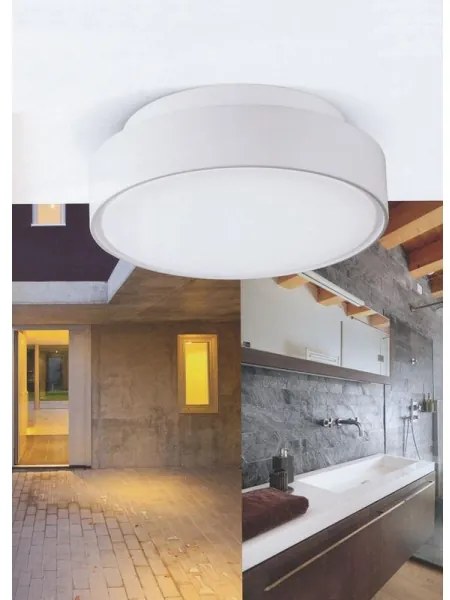 Fabas 3229/65/102 - Plafoniera baie HATTON 2xE27/30W/230V IP65