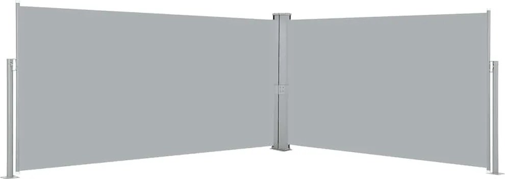 vidaXL Copertină laterală retractabilă, 160 x 600 cm, gri