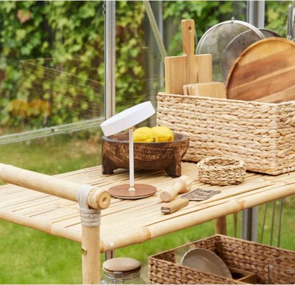 Halo Design 745760- Lampă LED reîncărcabilă reglabilă ON THE MOVE LED/2,5W/4000 mAh alb/lemn