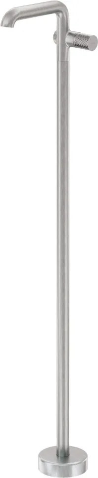 🚰 Baterie freestanding pentru chiuvetă SILIA HEXA – Finisaj oțel șlefuit – Cod BHS_F2KK