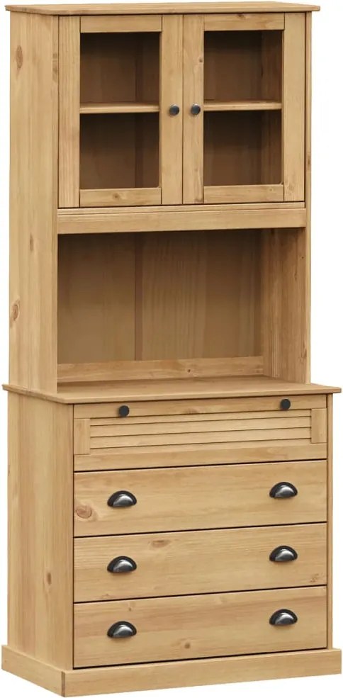 vidaXL Dulap înalt VIGO, 80x40x176 cm, lemn masiv de pin