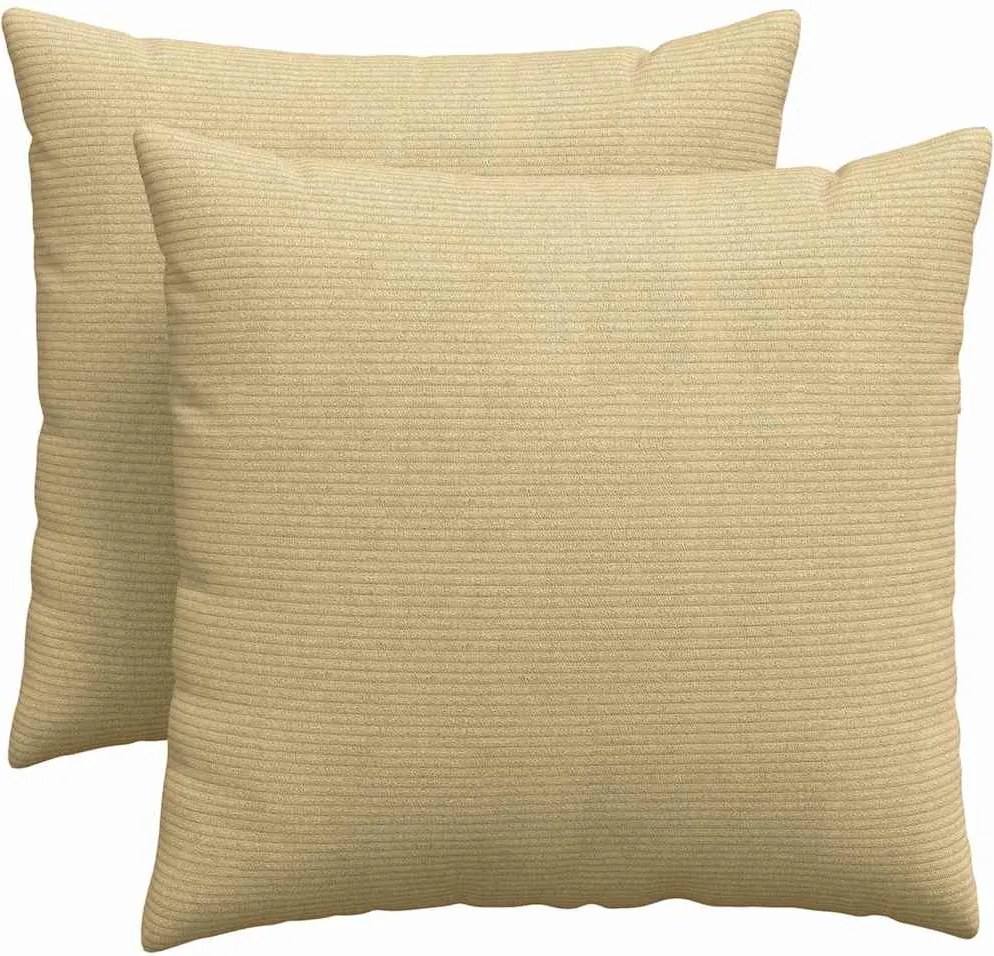 vidaXL Perne pentru canapea 2 pcs Gri Verde 50 x 50 cm