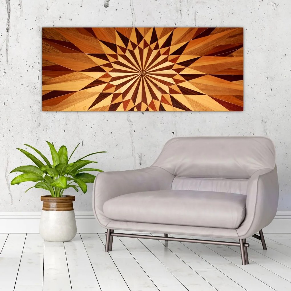 Tablou - Colaj din lemn (120x50 cm)