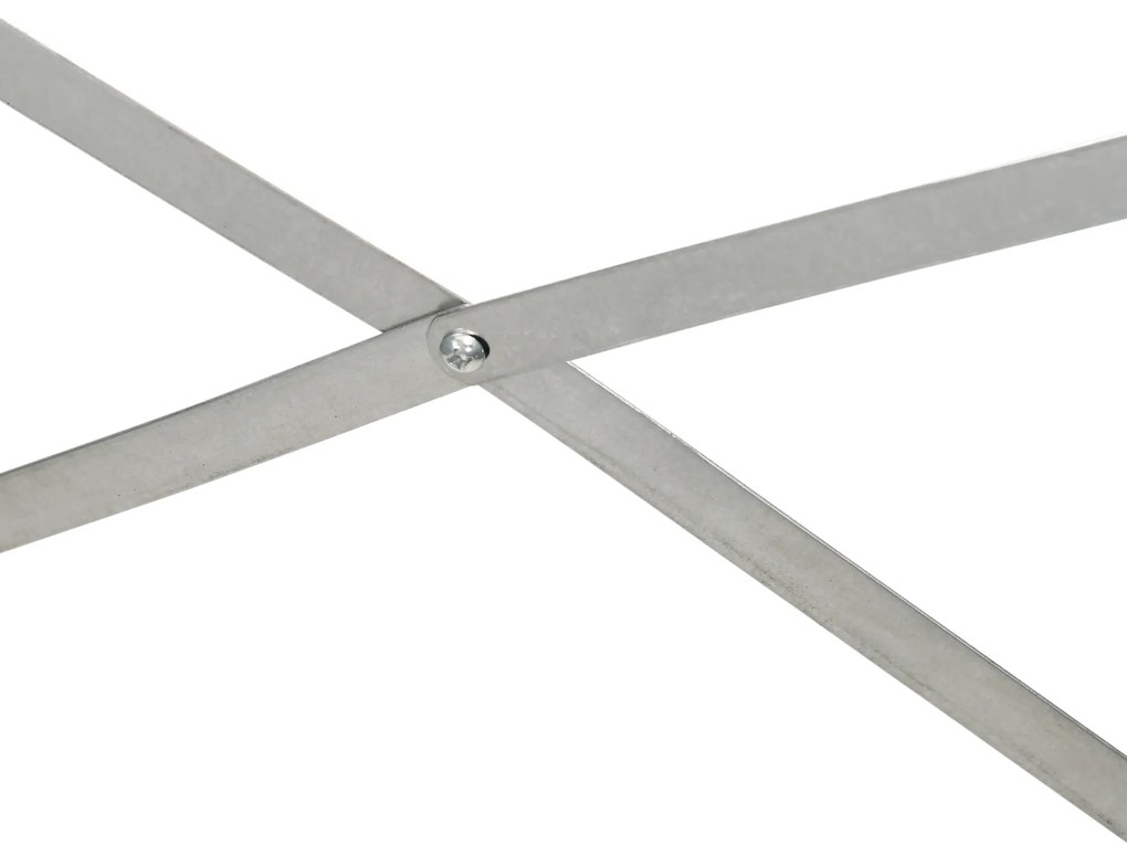 Outsunny Ghiveci de plante, Pat de flori portabil pentru plantare, îngrijire și crescere, Pat înalt, Oțel, Gri deschis | Aosom Romania