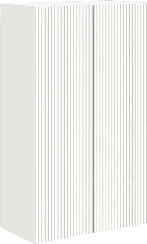 vidaXL Dulap TV de perete Alb 59,5 x 31 x 100 cm Lemn compozit