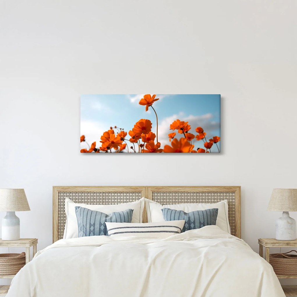 Tablou - Flori sălbatice (120x50 cm)