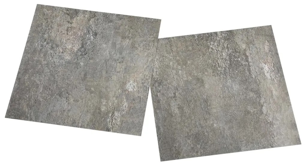Placi de pardoseala autoadezive , 20 buc., gri, PVC, 1,86 m²