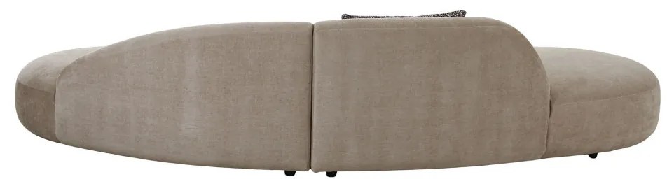 Canapea Venice cu 2 perne, chenille, natural, HN1256