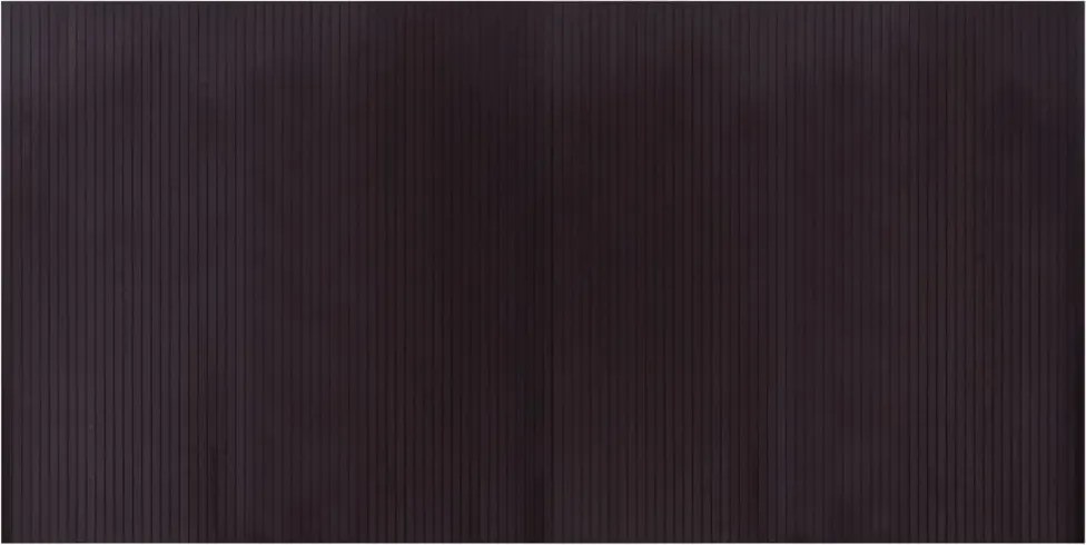 vidaXL Covor dreptunghiular, maro închis, 100x200 cm, bambus