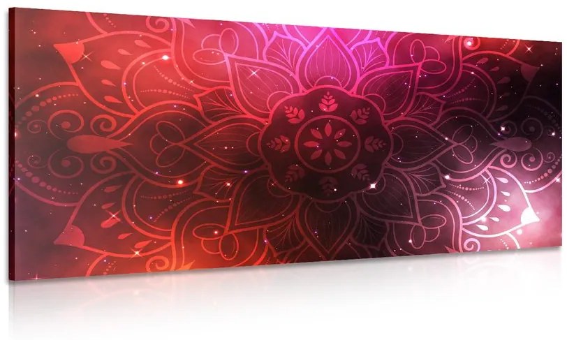 Tablou Mandala cu fundal galactic