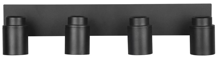 Spot negru mat din metal 19x52 cm Angelo – Trio