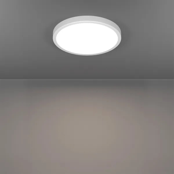 Eglo 901377 - Plafonieră LED RGBW dimabilă cu sticlă fumurie FUEVA-Z LED/14,3W/230V 27,8cm IP44 alb