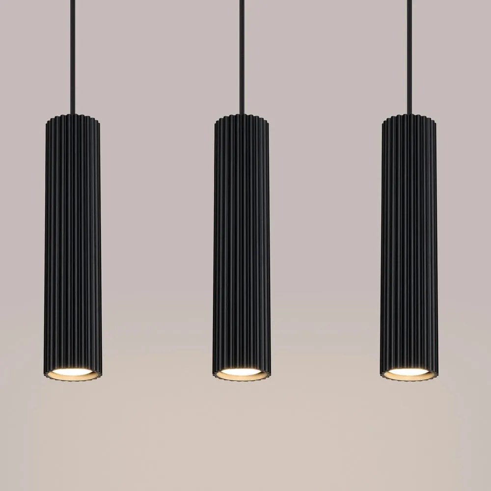 Lustră neagră Gleam – Sollux