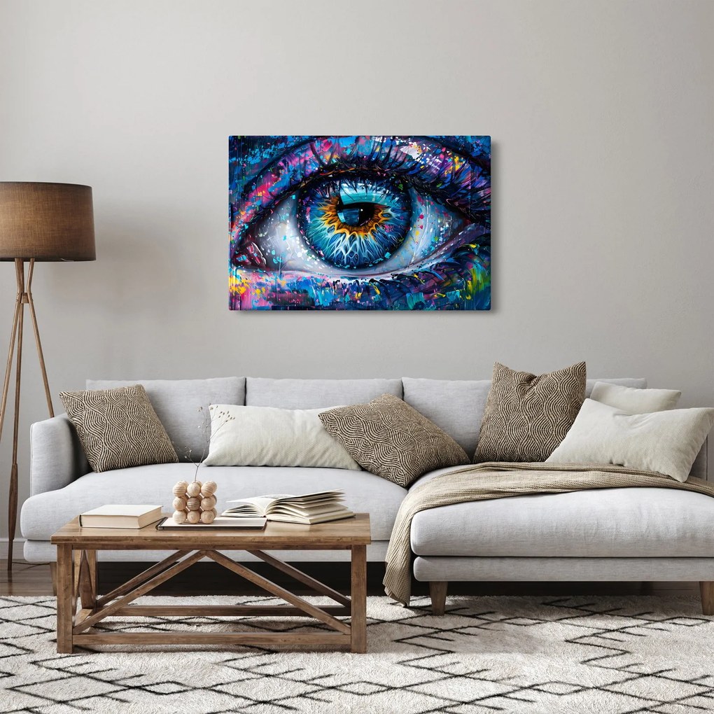 Tablou - Pictura ochilor (90x60 cm)