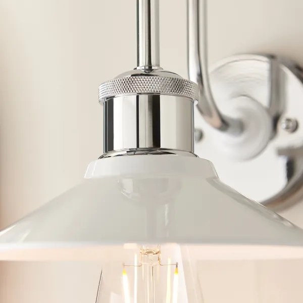 Endon 95508 - Aplică de baie MARIS, 1xE27/6W/230V, IP44, crom lucios