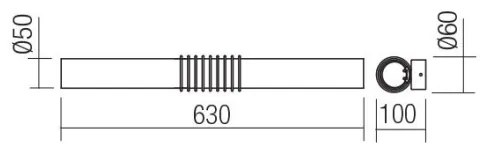 Aplică LED Redo 01-1431 AVANCE LED/14W/230V 63 cm alb