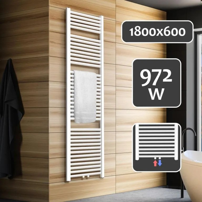 AQUAMARIN Radiator de baie vertical , 1800 x 600 mm