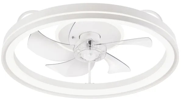 Plafonieră LED cu ventilator FARGO LED/37W/230V alb + telecomandă