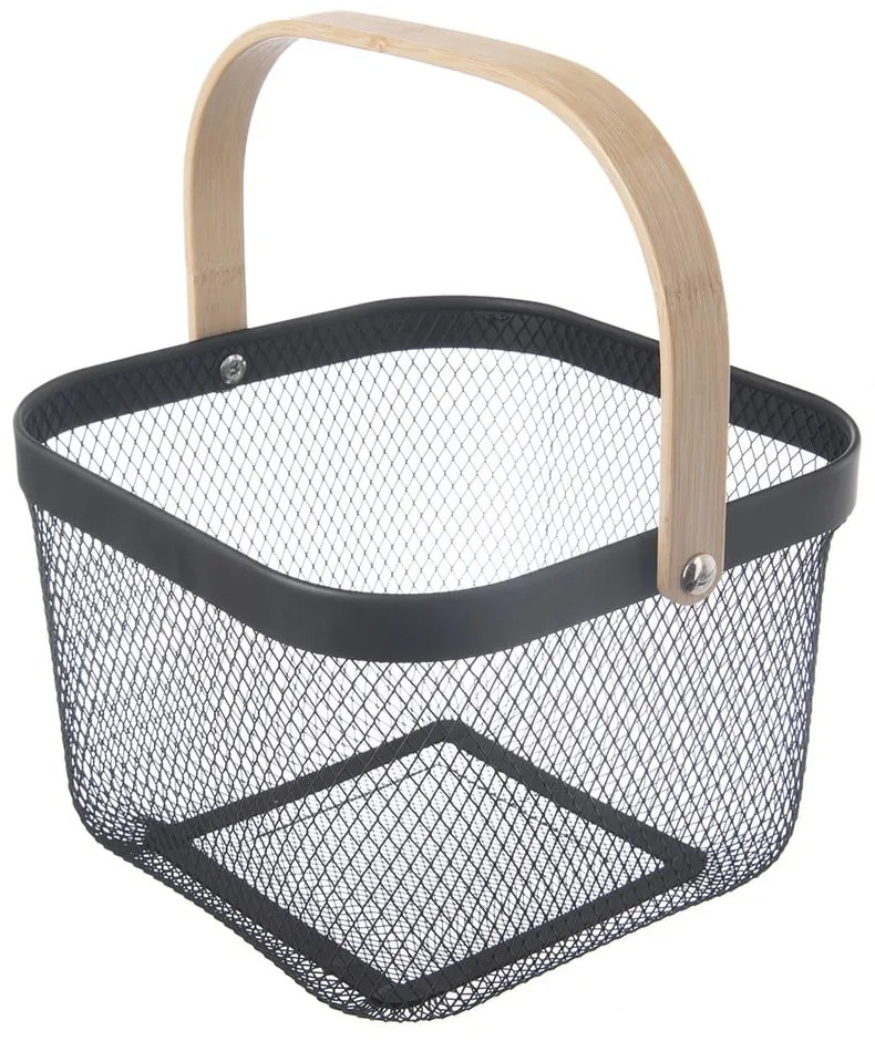 Coș de depozitare din sârmă din metal 24,5x24,5x30 cm Radka – Orion