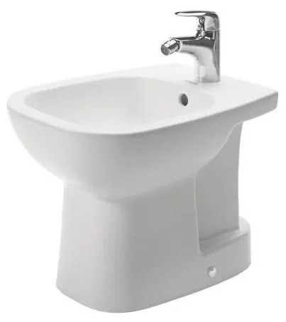 Duravit 22371000002 - Bideu pe pardoseală D-CODE, 35,5 x 52,5 cm, ceramică, alb lucios