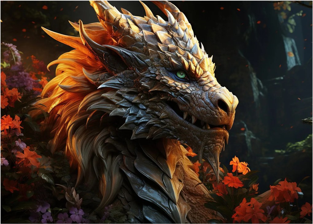 Tablou - Dragon (70x50 cm)