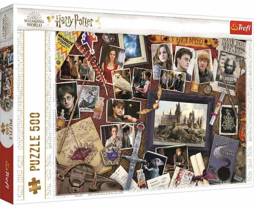 Puzzle Trefl Harry Potter Amintiri din Hogwarts, 500 piese