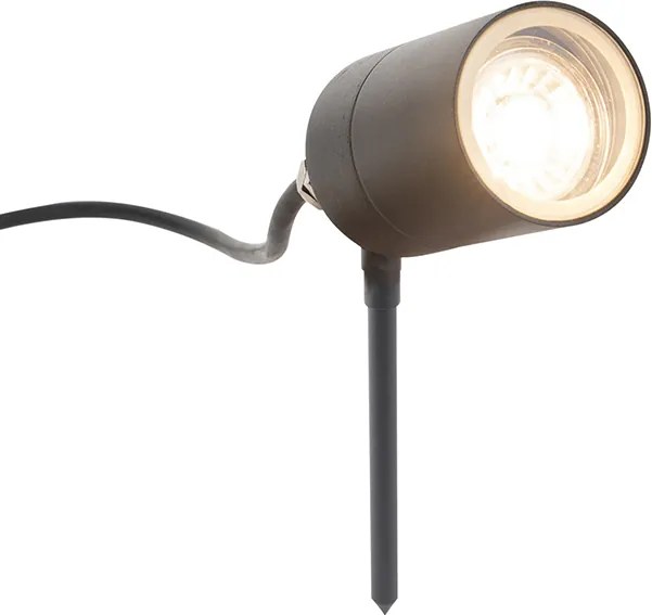 Spot inteligent modern antracit IP44 incl. WiFi GU10 - Solo