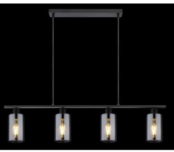 Lustră pe cablu HADERA 4xE27/60W/230V Globo 15465-4H