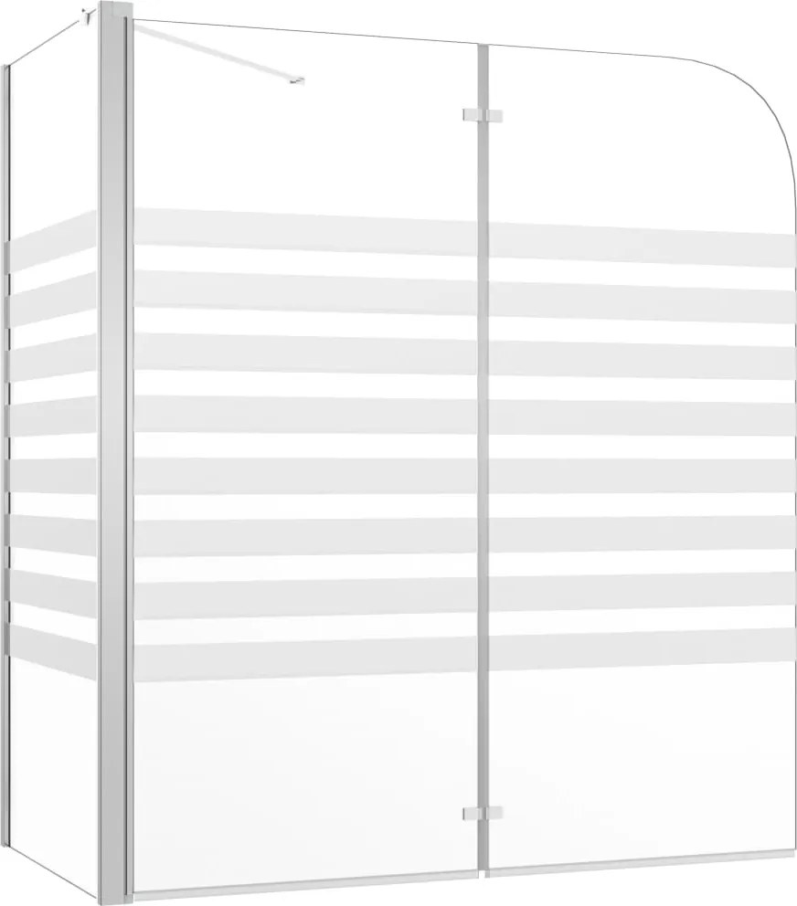 vidaXL Cabină de baie, 120x68x130 cm, benzi din sticlă securizată