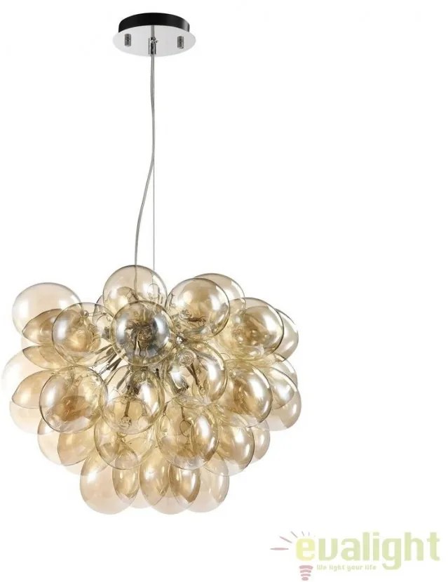 Lustra design deosebit diam. 60cm Balbo chihlimbar MYMOD112-08-G
