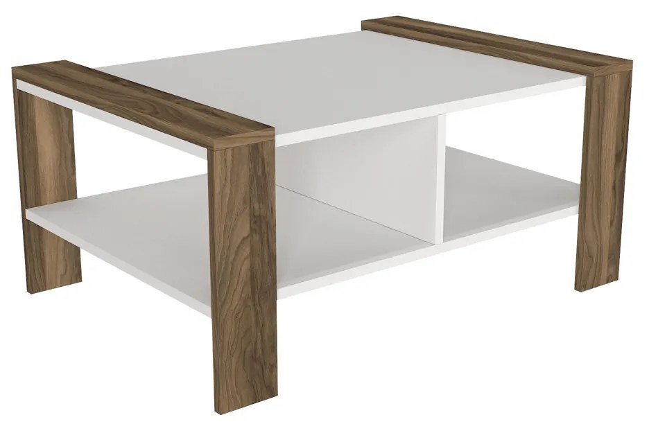 Masă de cafea Erica White Walnut