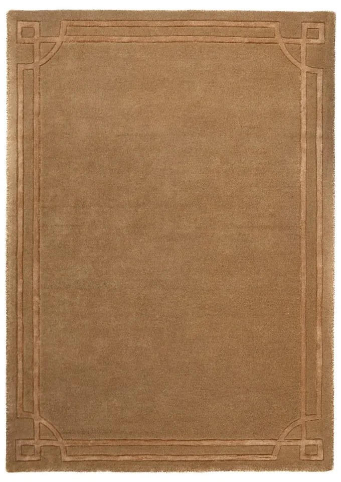 Covor teracotă țesut manual din lână 160x230 cm Gatsby – Flair Rugs