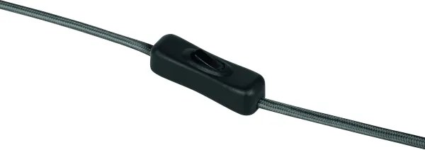 Osram - Aplică de perete PLISSEE 5xE27/15W/230V antracit