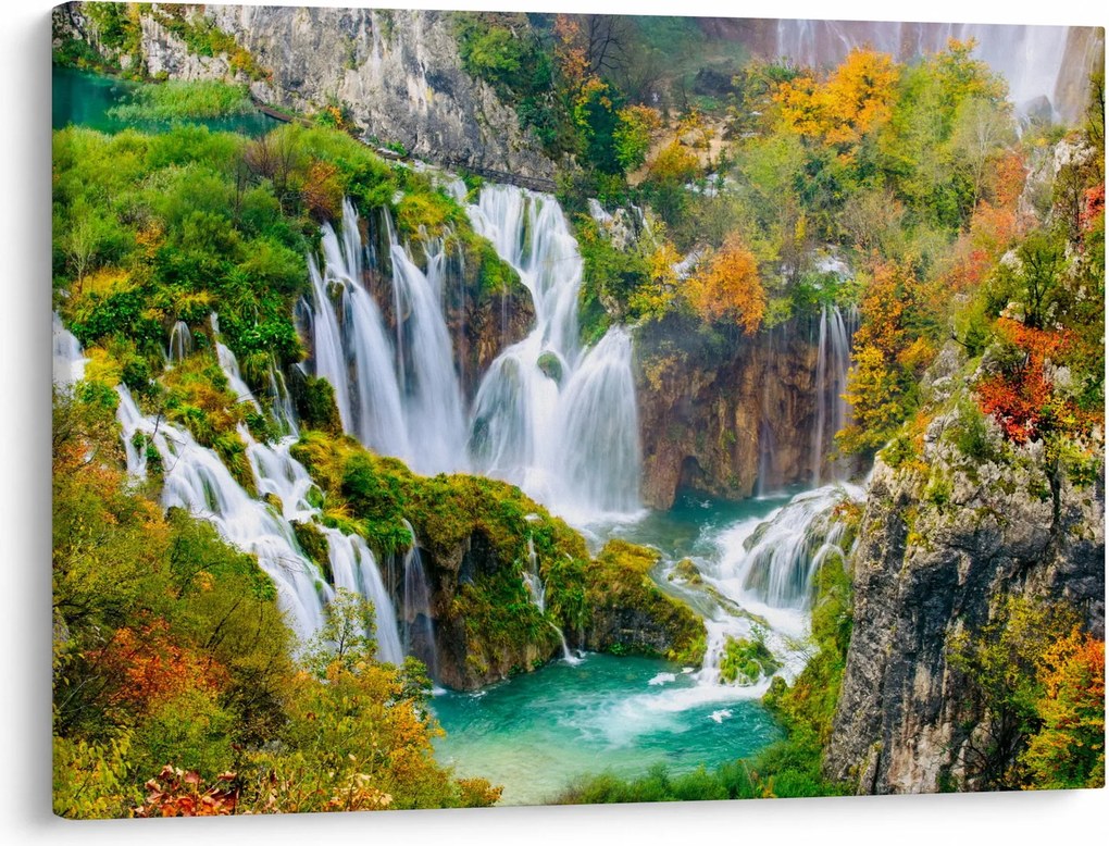 Tablou - Parcul Național Lacurile Plitvice (70x50 cm)