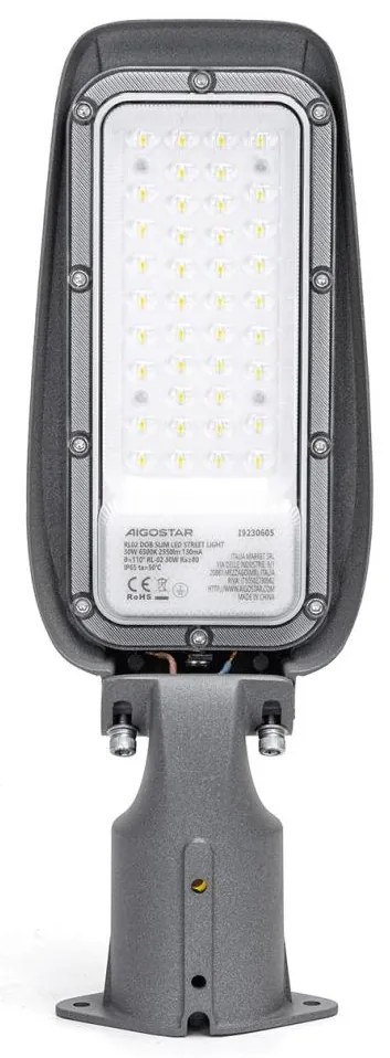 Aigostar - Lampă LED stradală SLIM, 30W, 230V, 6500K, IP65