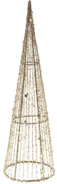 Decorațiune LED de Crăciun Retlux LED/2xAA 40 cm con