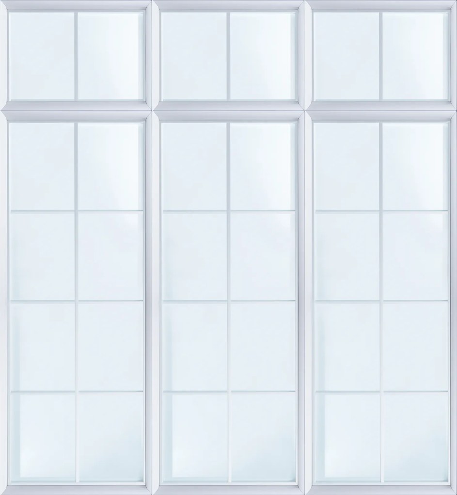 Perete despartitor sticla - Dimensiuni configurabile la comanda 250 -500 mm, 1000 - 2090 mm