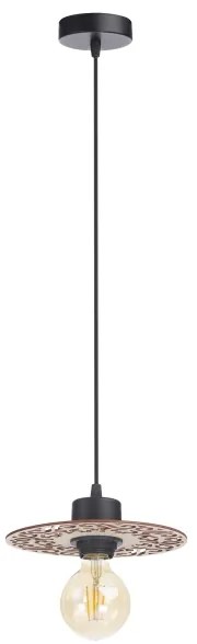 Lustră pe cablu FALCO 1xE27/60W/230V d. 20 cm bej