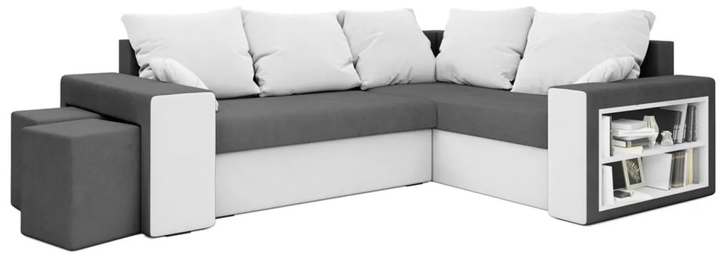 Expedo Colțar extensibil SPOKANE, 260x72x180, microfibră 27/31, dreapta