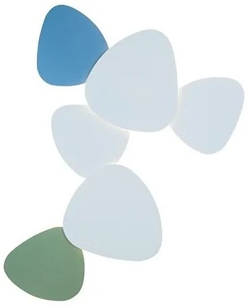 Aplica de perete cu lumina ambientala design modern Lidia alb 27cm